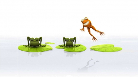 Leap Frog - cartoons, game, leapfrog, frogs, firefox persona theme