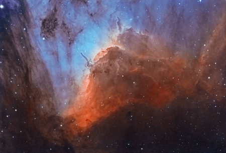 Pelican Nebula Close-up - space, fun, galaxies, stars, cool, nebula