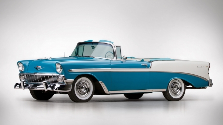 1956 Chevrolet Bel Air Convertible - chevrolet, car, old-timer, convertible, bel air