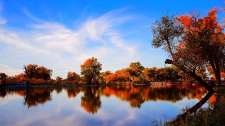 Lake Autumn Reflection