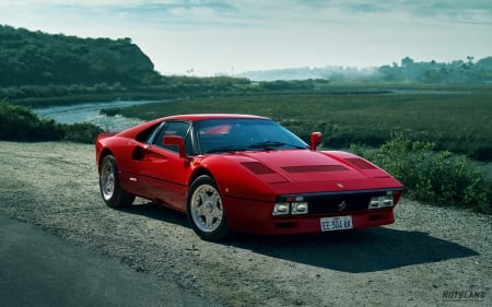 Ferrari - red, wheel, car, ferrari