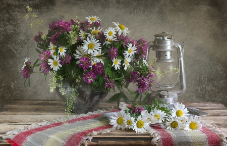 ♥ - daisies, flowers, strawberries, abstract, photography, pink