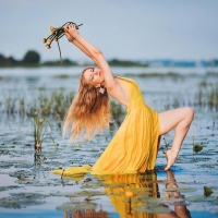 Dancing in Pond