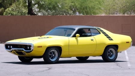 1971 Plymouth Road Runner 383 - runner, plymouth, 383, muscle, car, old-timer, road