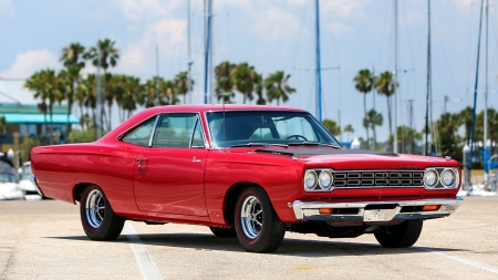 1968 Plymouth Road Runner 426 Hemi Coupe - Muscle, Car, Red, Road, 426, Plymouth, Hemi, Runner, Coupe, Old-Timer