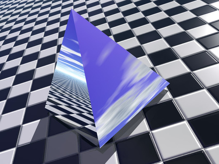 Point Of View - 3d, abstract, blue