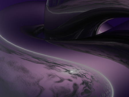 Swirl - purple, 3d, abstract