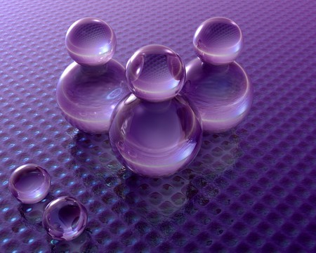 Austra Alien - purple, 3d, abstract