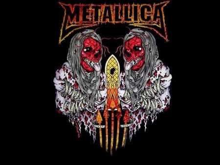 Metallica - metallica, black, skulls, awesome, dead