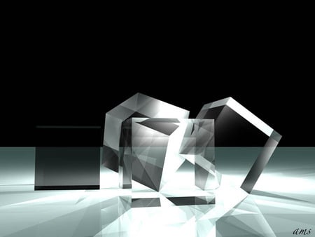 Glass Enclosures Of The 2nd Kind - 3d, abstract