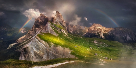 Mountain - nature, sky, mountain, clouds