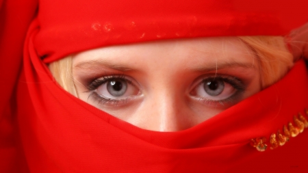 Model-Face-Close-Up - eyes, face, blue, model