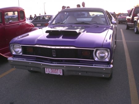 Sweeeeet Purple Beast (1976 Plymouth Duster) - Cool, Car, Purple, Plymouth