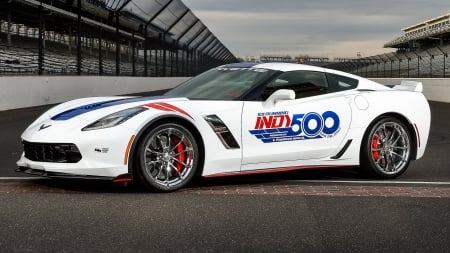 2017 Chevrolet Corvette Grand Sport Indy 500 Pace Car - sports, grand, chevrolet, pace, 500, sport, car, indy, corvette