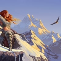 Female Combatant on the Snow Mountain