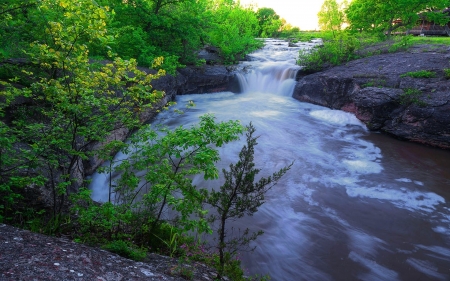 Rocky River Waterfall