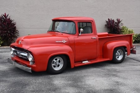 1956 Ford F-100 460 Big Block - Ford, Red, Truck, Big, Block, F-100, Old-Timer, 460