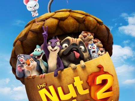 The nut job 2 Nutty by nature - animation, nutty by nature, poster, funny, movie, the nut job