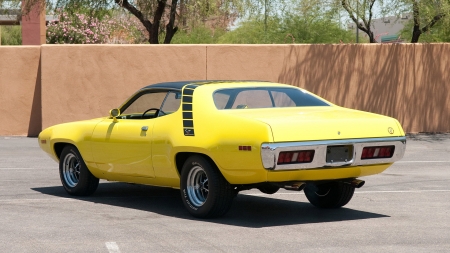 1971 Plymouth Road Runner 383 - runner, plymouth, 383, muscle, car, old-timer, road