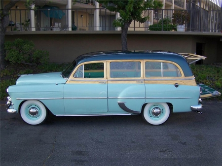 1953 CHEVROLET 210 TOWNSMAN STATION WAGON - 210, Car, Townsman, Wagon, Old-Timer, Chevrolet, Station