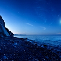 Nightfall Sea Mountain