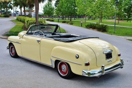 1950 Plymouth Special Deluxe Convertible - special, plymouth, deluxe, car, old-timer, convertible