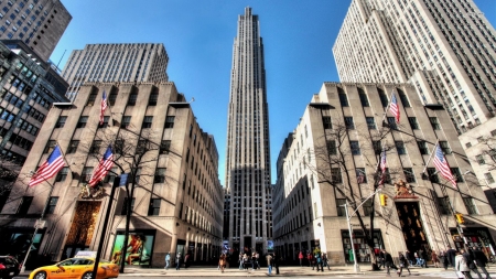 rockefeller center - rockefeller, city, center, new york