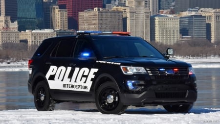 2016 Ford Police Interceptor Utility - utility, car, ford, interceptor, police, emergency