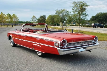 1963 Ford Galaxie 500 Convertible Factory 'Z' Code 390 Big Block 4-Speed - Muscle, 390, Galaxie, Car, 500, Red, Big, 4-Speed, Ford, Block, Z Code, Convertible, Old-Timer, Factory