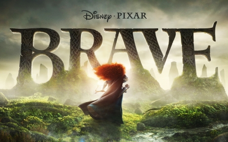 Brave - princess, redhead, girl, merida, movie, brave, disney, poster