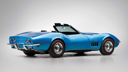 1969 Chevrolet Corvette Stingray 427 Convertible - chevrolet, 427, muscle, car, old-timer, convertible, corvette, stingray