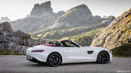 2018 Mercedes-AMG GT Roadster - Car, GT, Sports, Mountain, Mercedes, AMG, Roadster