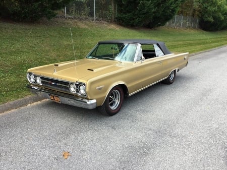 1967 Plymouth GTX 440 - plymouth, gtx, car, 440, muscle, old-timer