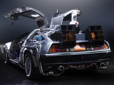 delorean dmc12 - future, delorean, back, dmc12