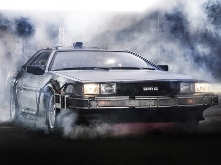 delorean dmc12 - future, delorean, back, dmc12