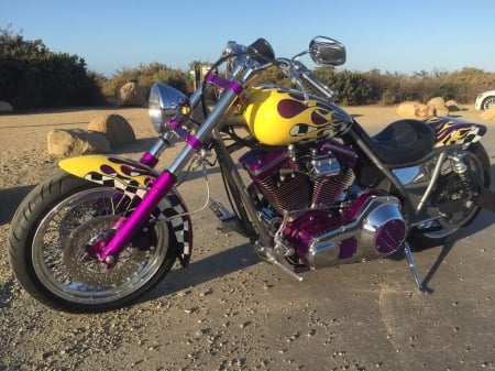 '97 Custom Pro Street Harley - Bike, Harley Davidson, Custom, Street, Pro