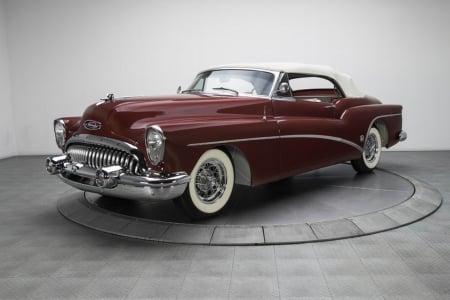 1953 Buick Roadmaster Skylark - Car, Red, Roadmaster, Skylark, Old-Timer, Buick