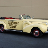 Buick Roadmaster Sport Phaeton Plain Back Indy 500 Pace Car 1939