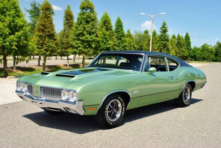 1970 Oldsmobile 442 Sports Coupe - Muscle, Oldsmobile, Car, Sports, 442, Old-Timer, Coupe