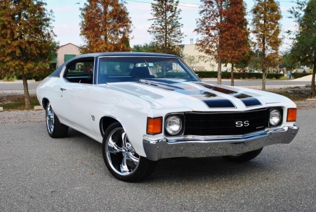 1972 Chevrolet Chevelle SS 4-Speed 454 V8 - v8, chevelle, ss, chevrolet, 4-speed, muscle, car, old-timer, 454