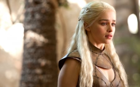 Game of Thrones - game of thrones, tv series, princess, daenerys targaryen, actress, Emilia Clarke