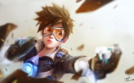 Trace Overwatch - Trace, Overwatch, video, 2017, games