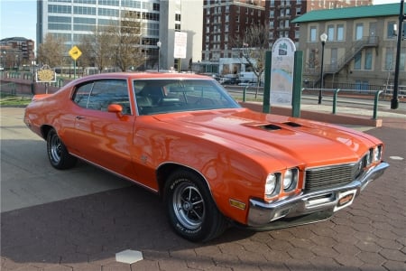 1972 Buick GS 455 2-Door Coupe - Muscle, Car, Red, 455, GS, 2-Door, Coupe, Old-Timer, Buick