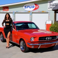 1965 Ford Mustang Fastback 289 A Code and Girl