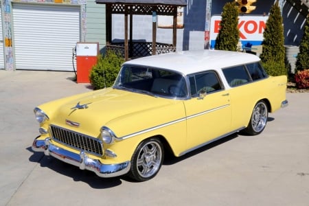 1955 Chevy Bel Air Nomad 327 V8 - v8, chevy, car, 327, old-timer, bel air, nomad