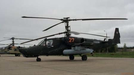 Kamov KA-50 - ka-50, helicopter, kamov, military