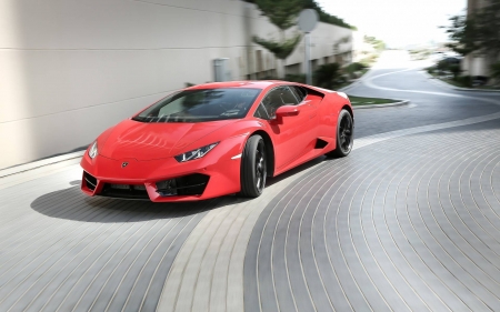 Lamborghini - red, car, cool, lamborghini, fun