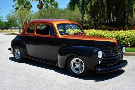 1948 Ford Deluxe Coupe Custom! 350 V8 - Car, Ford, Custom, 350, Old-Timer, Coupe, Deluxe, V8