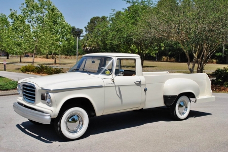 1961 Studebaker Champ Pickup V8 3-Speed - v8, pickup, truck, champ, old-timer, 3-speed, studebaker