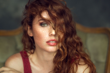 Michalina-Cysarz - women, curl, model, hair